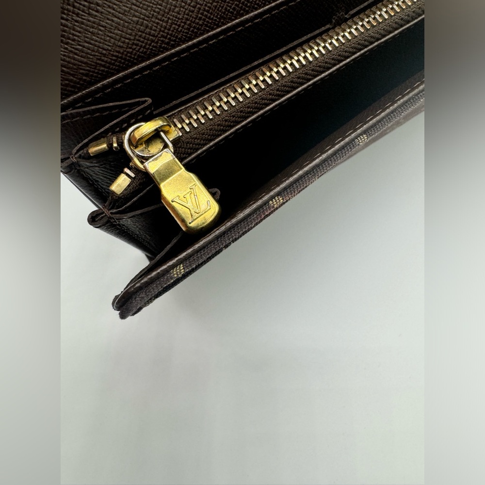 Louis Vuitton Monogram Mini Lin Wallet EUC - Picture 12 of 16
